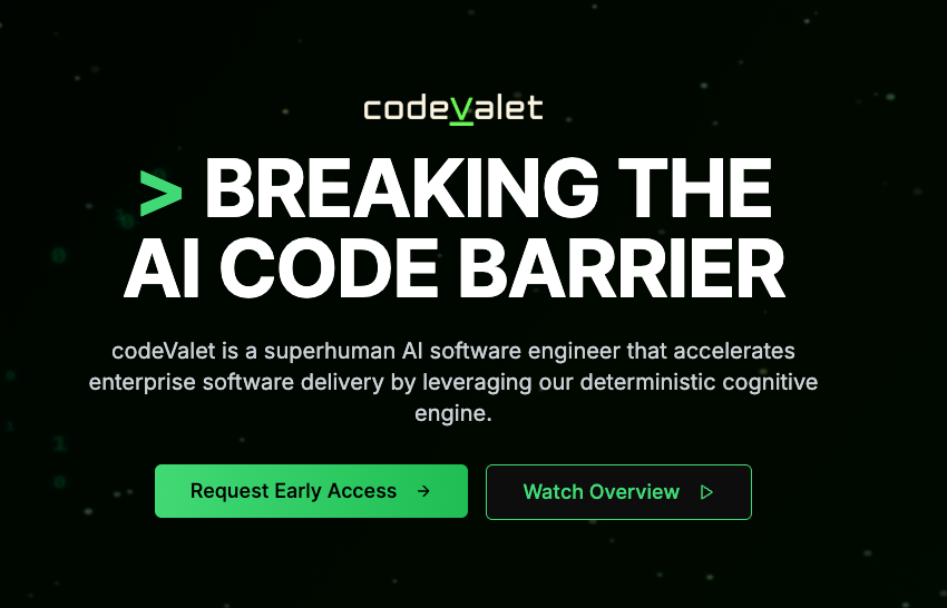Codevally Software codeValet — The Deterministic Code Intelligence Layer